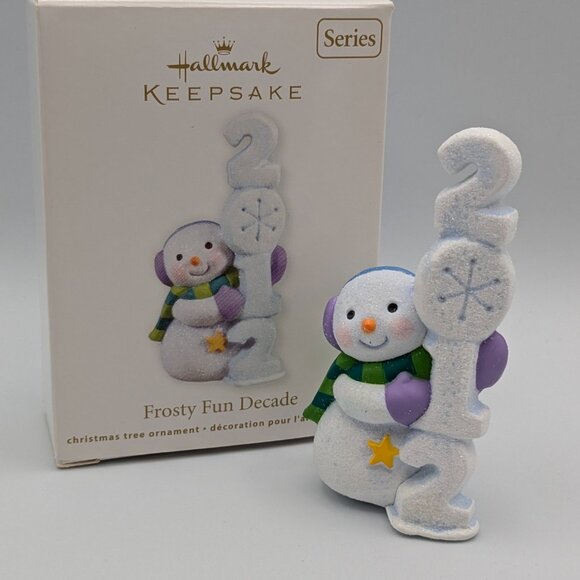 Hallmark Keepsake Frosty Fun Decade 2012, 3rd in Series, Christmas Ornament - Picture 2 of 10